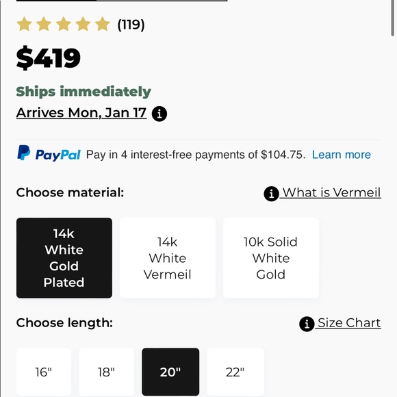 “20” inch Cuban link - Picture 4 of 4